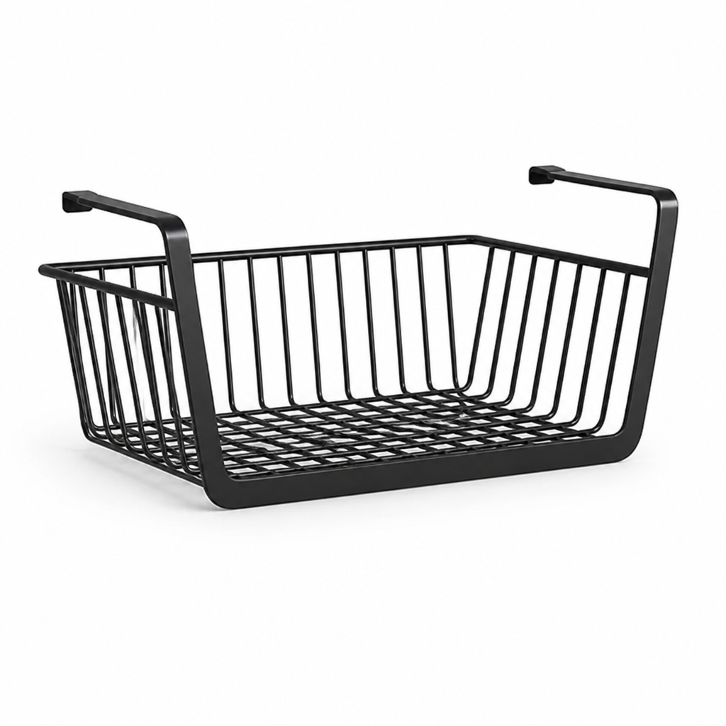 Under-Cabinet Basket No-Drill Carbon Steel