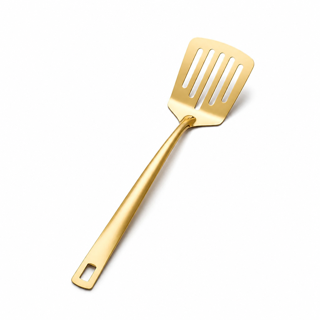 Utensil Set Stainless Steel Heat-Resistant Ergonomic Handles