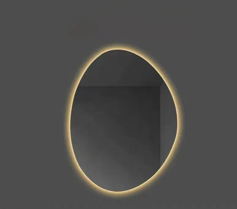 Vanity Mirror Irregular Shape Touchscreen & Bright LED