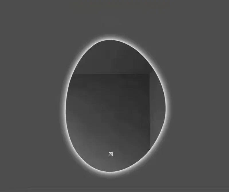 Vanity Mirror Irregular Shape Touchscreen & Bright LED
