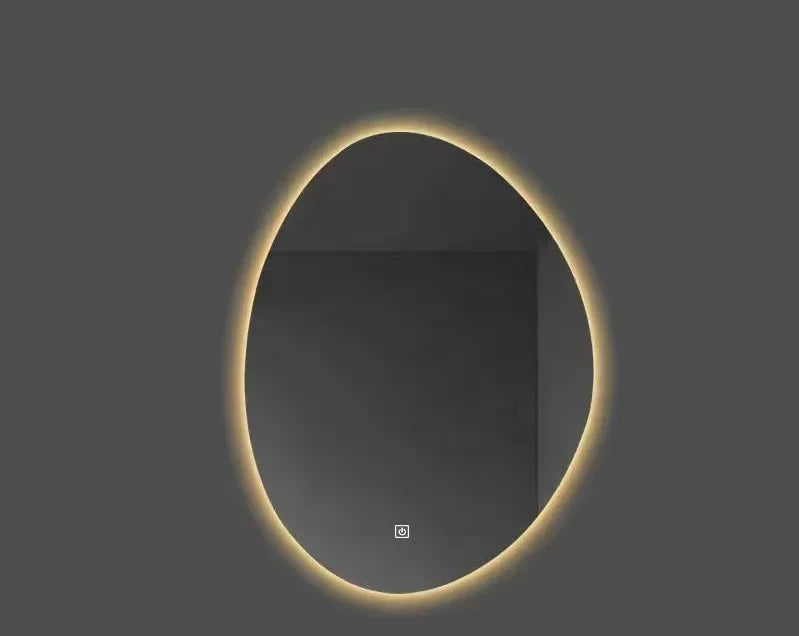 Vanity Mirror Irregular Shape Touchscreen & Bright LED