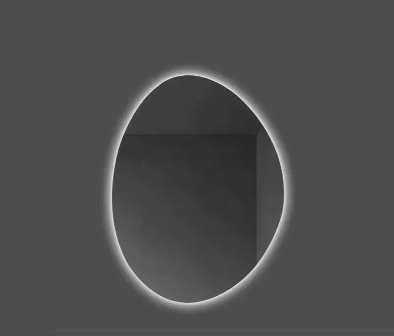 Vanity Mirror Irregular Shape Touchscreen & Bright LED