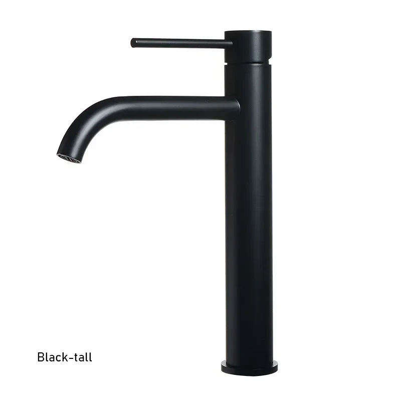 Vessel Faucet Tall Single-Handle Stainless Steel