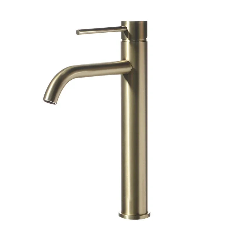 Vessel Faucet Tall Stainless Steel Single-Handle