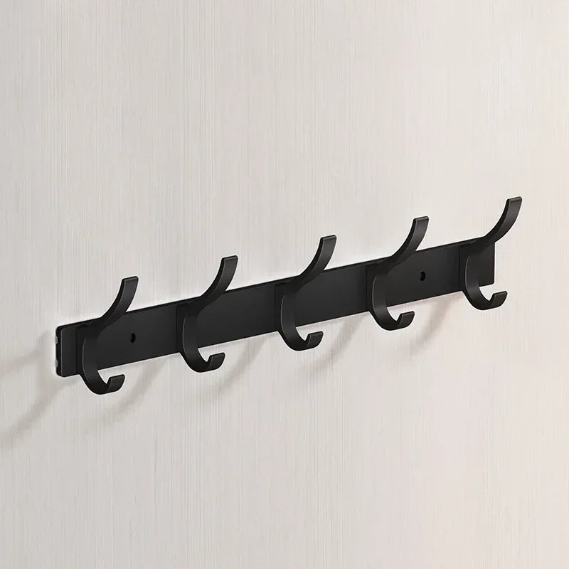 Wall Hook Rack Aluminum Alloy Rustproof Nail Mounted