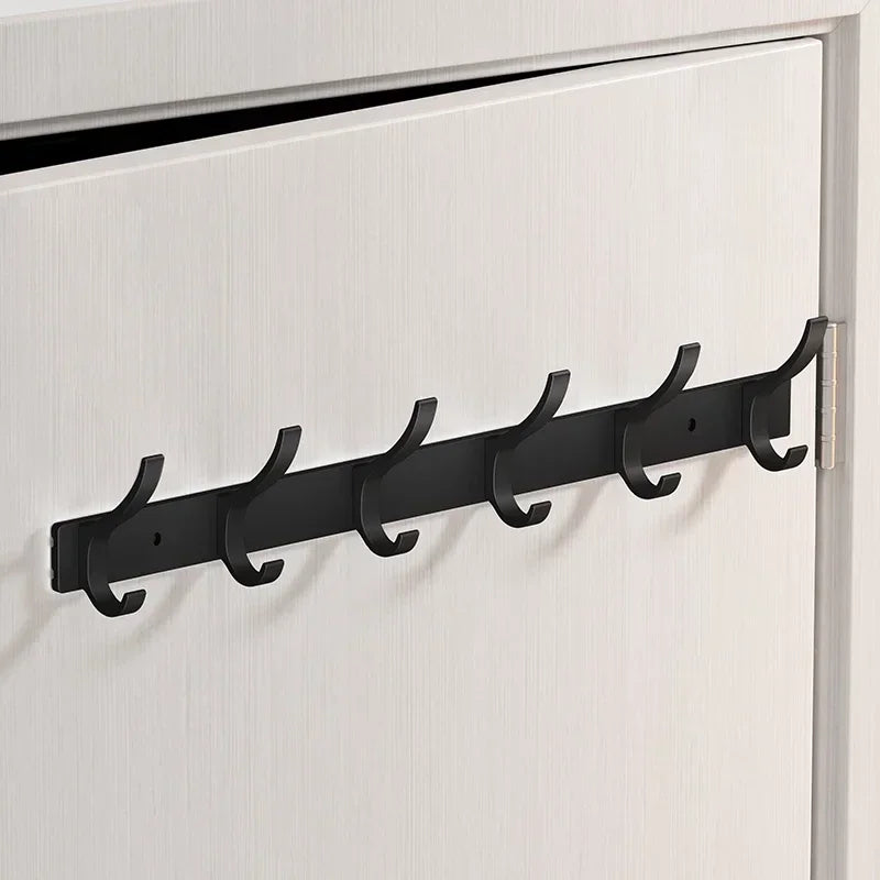Wall Hook Rack Aluminum Alloy Rustproof Nail Mounted