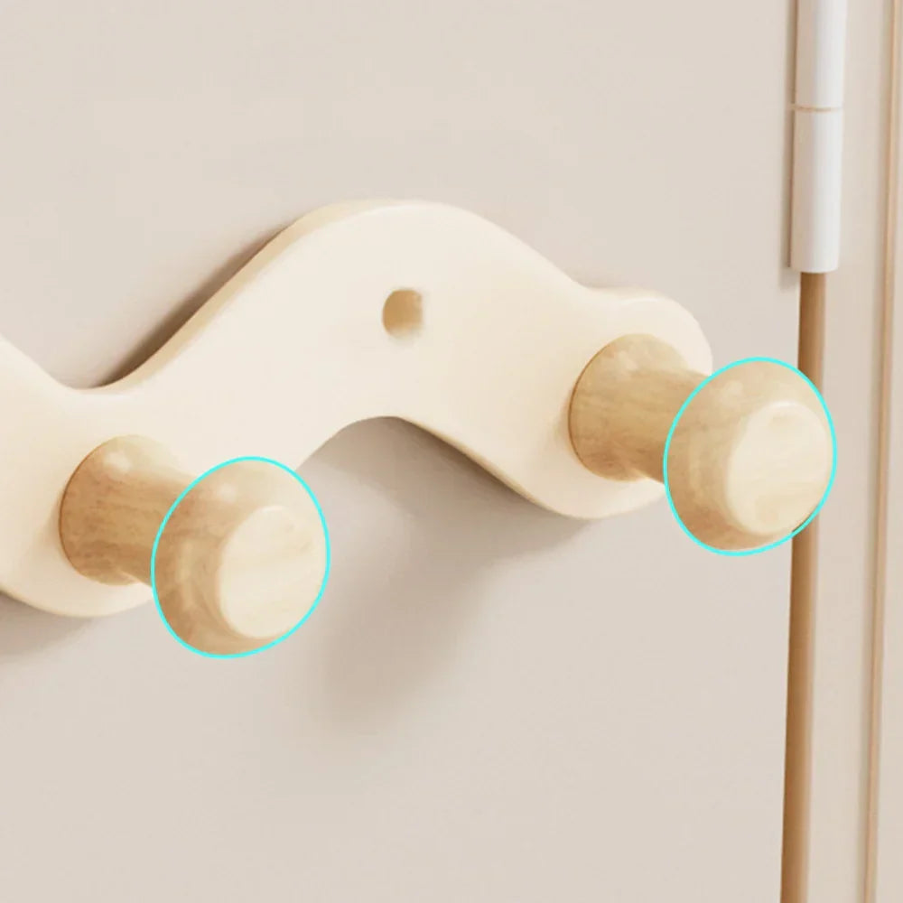 Wall Hook Rack Aluminum Rustproof Drill-Mounted
