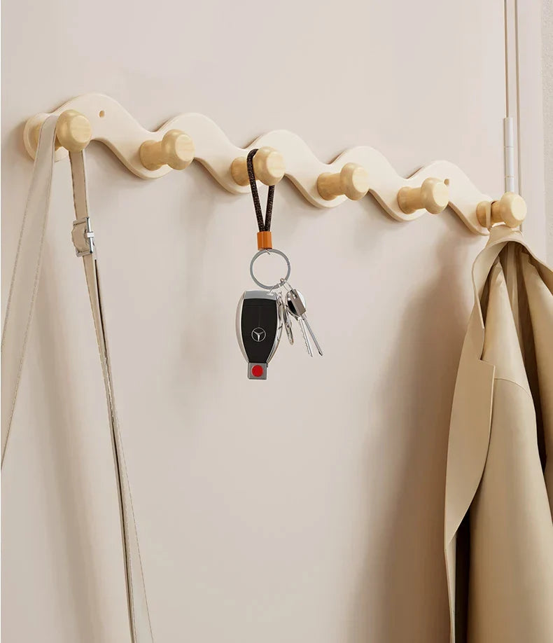 Wall Hook Rack Aluminum Rustproof Drill-Mounted