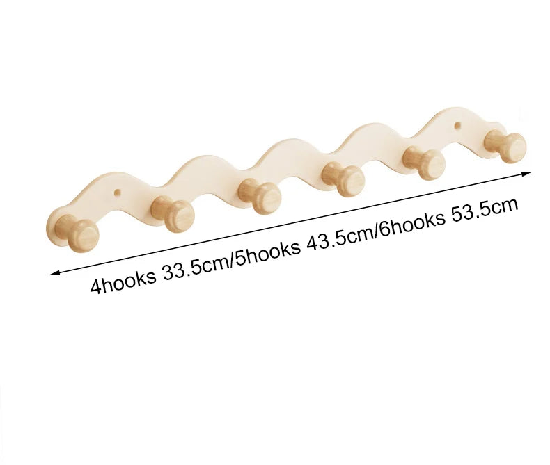 Wall Hook Rack Aluminum Rustproof Drill-Mounted