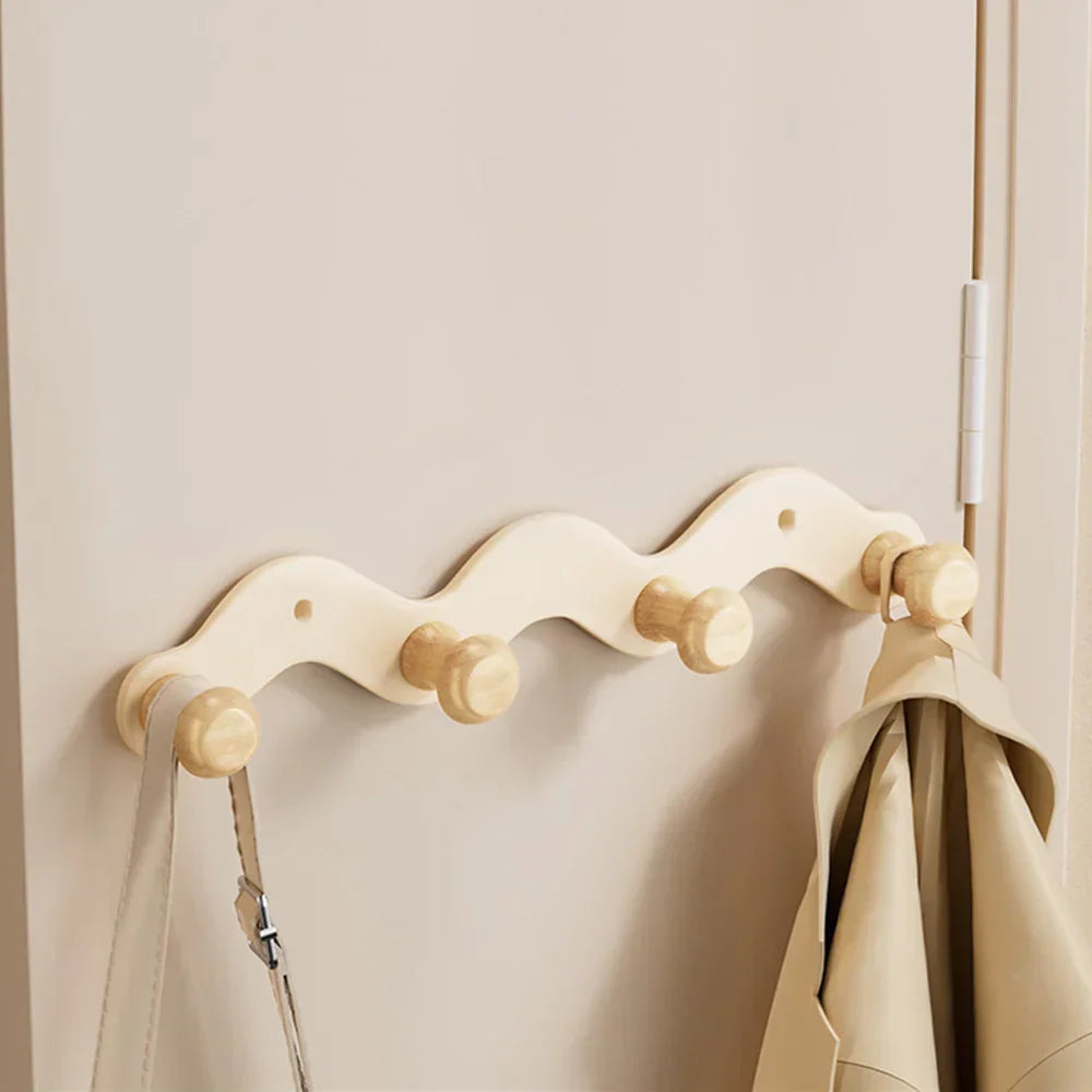 Wall Hook Rack Aluminum Rustproof Drill-Mounted