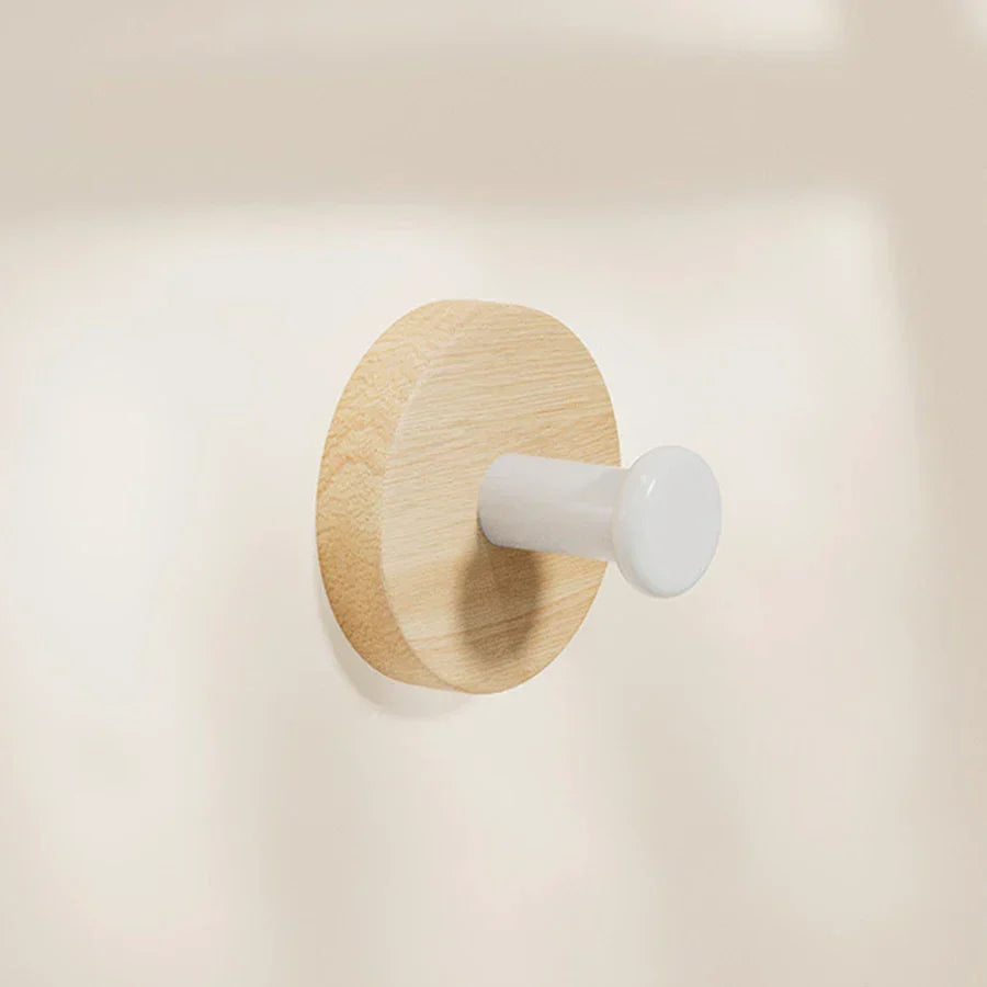 Wall Hook Solid Walnut Minimalist Multi Purpose
