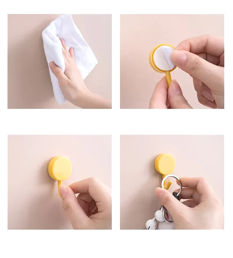 Wall Hooks Self-Adhesive Silicone Multi-Pack