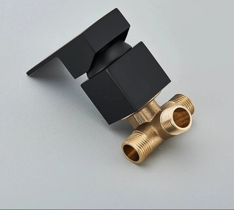 Wall-Mount Bathroom Faucet Waterfall Spout & Single-Lever