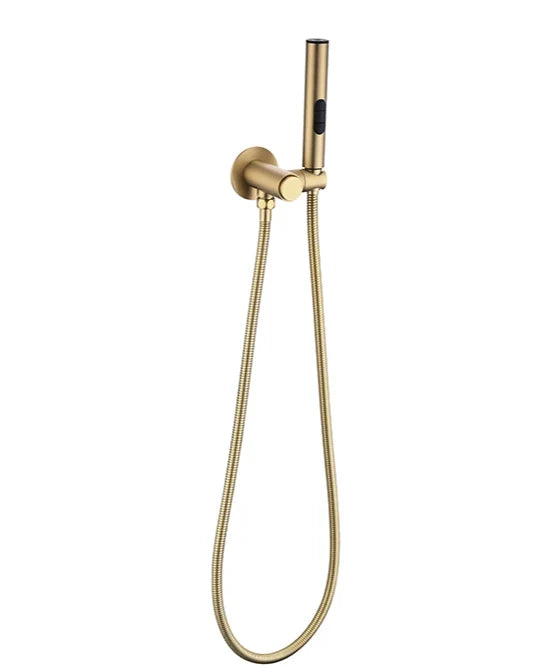 Wall-Mount Bidet Faucet 3-in-1 Solid Brass Handheld Sprayer