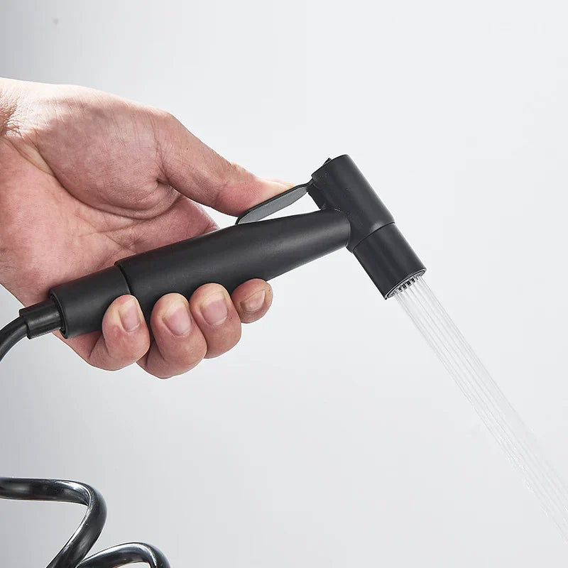 Wall-Mount Faucet 360° Swivel Pull-Out Spray