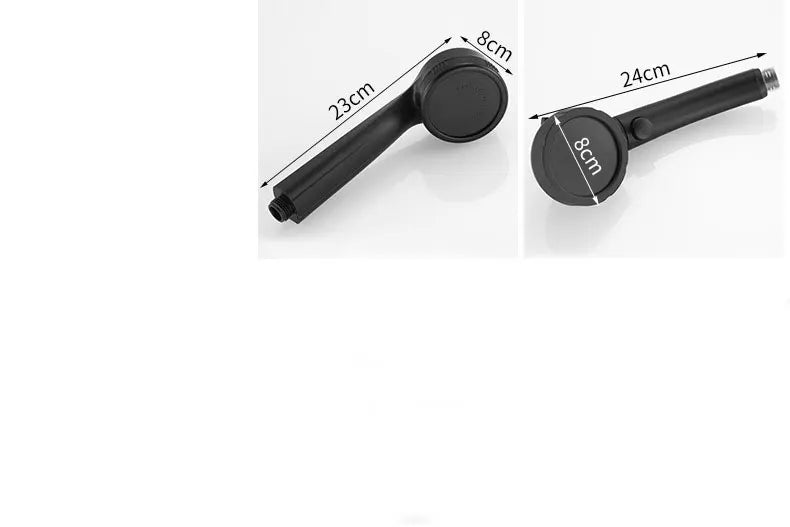 Wall-Mount Faucet Black Brass 360° Swivel & Side Sprayer