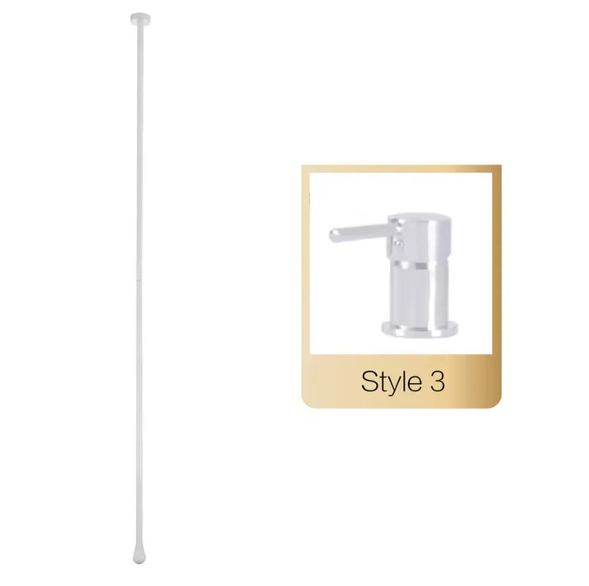 Wall-Mounted Bathroom Faucet Single-Handle Solid Brass Ceramic Cartridge