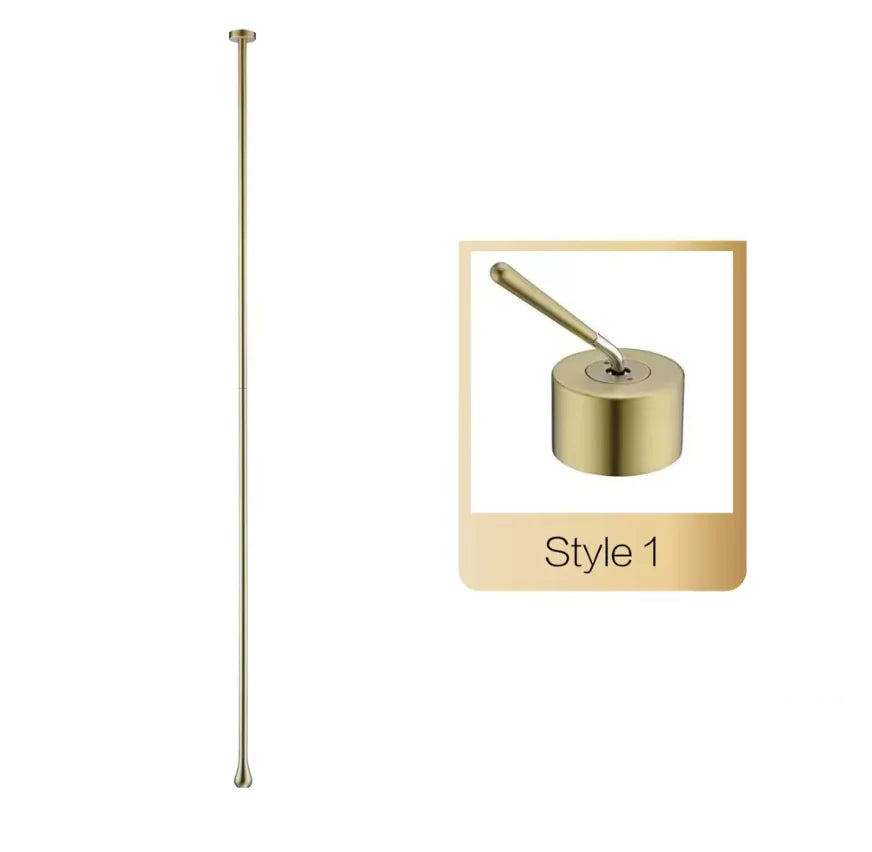 Wall-Mounted Bathroom Faucet Single-Handle Solid Brass Ceramic Cartridge