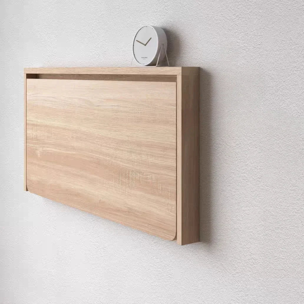 Wall-Mounted Foldable Desk Ultra-Slim Space-Saving Metal Frame
