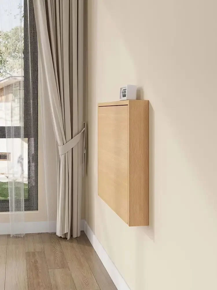 Wall-Mounted Foldable Desk Ultra-Slim Space-Saving Metal Frame