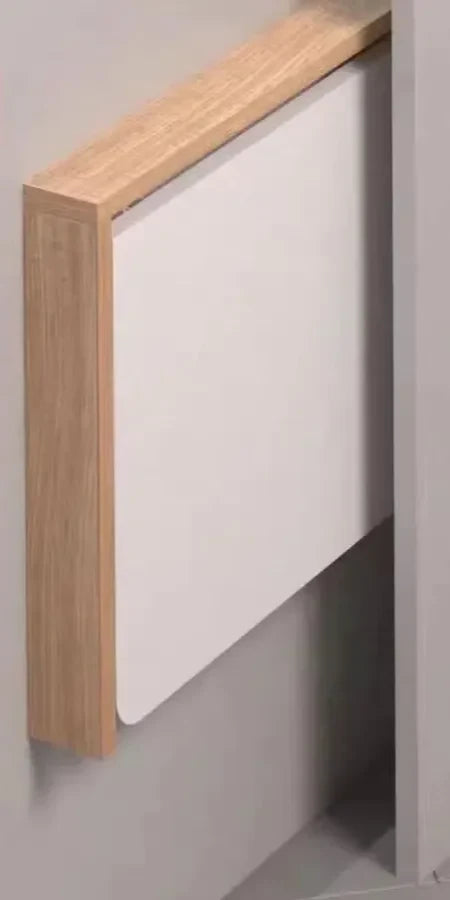 Wall-Mounted Foldable Desk Ultra-Slim Space-Saving Metal Frame