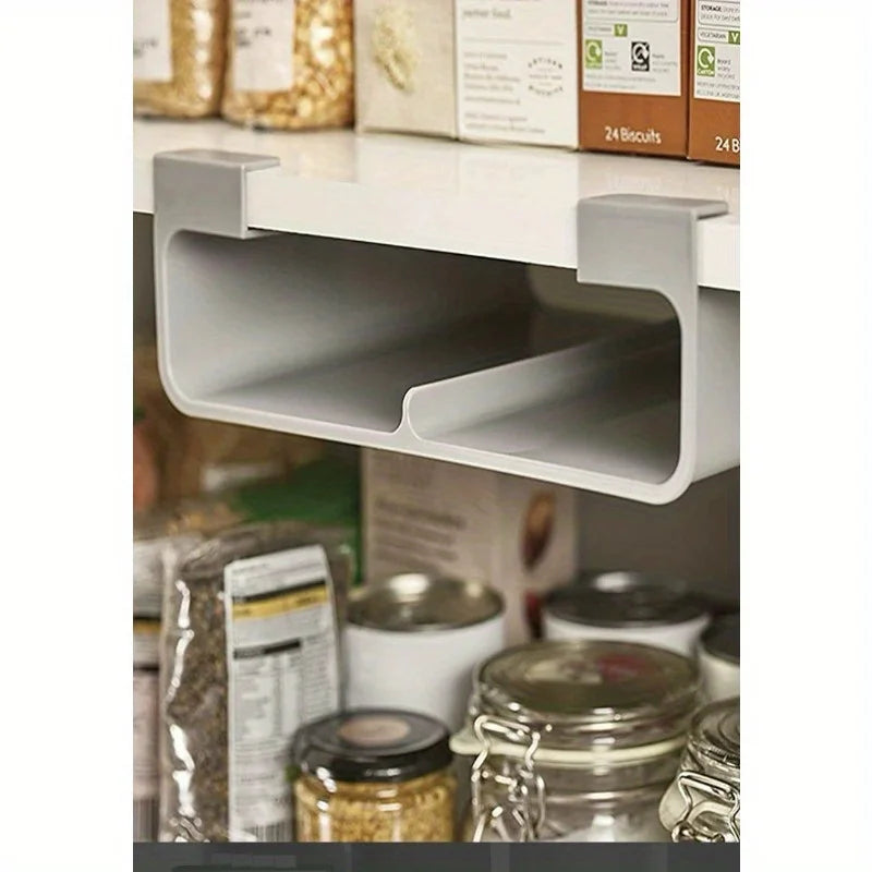 Wall-Mounted Kitchen Organizer No-Drill Space-Saving Drawer