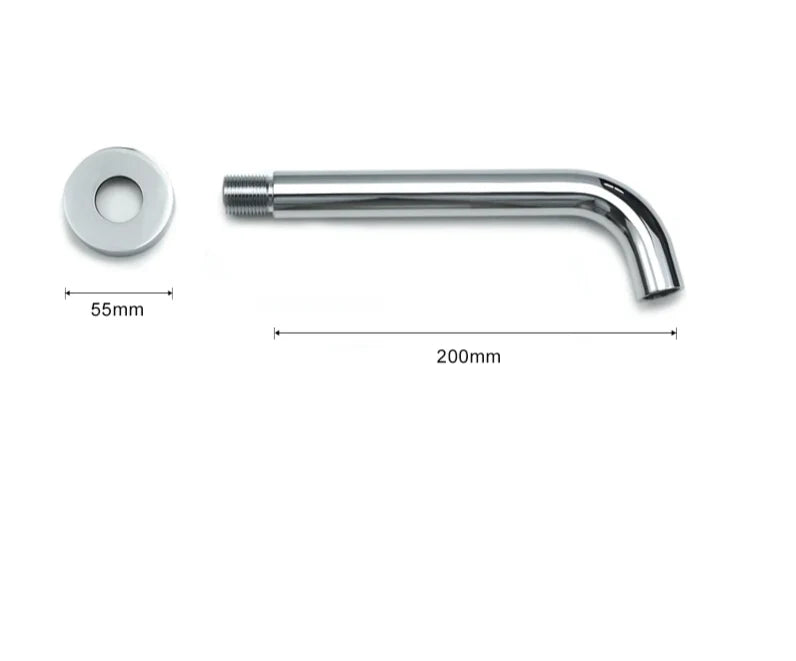 Wall-Mounted Sink Spout Solid Brass Concealed Installation Multiple Lengths