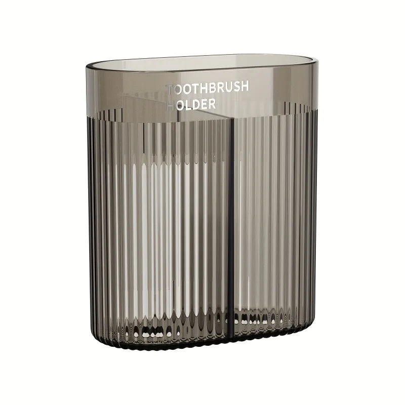 Wall-Mounted Toothbrush Holder Hygienic Covered Toothpaste Storage