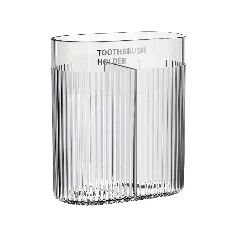Wall-Mounted Toothbrush Holder Hygienic Covered Toothpaste Storage