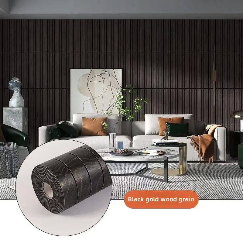 Wall Panel Peel-And-Stick 3D Slat Waterproof