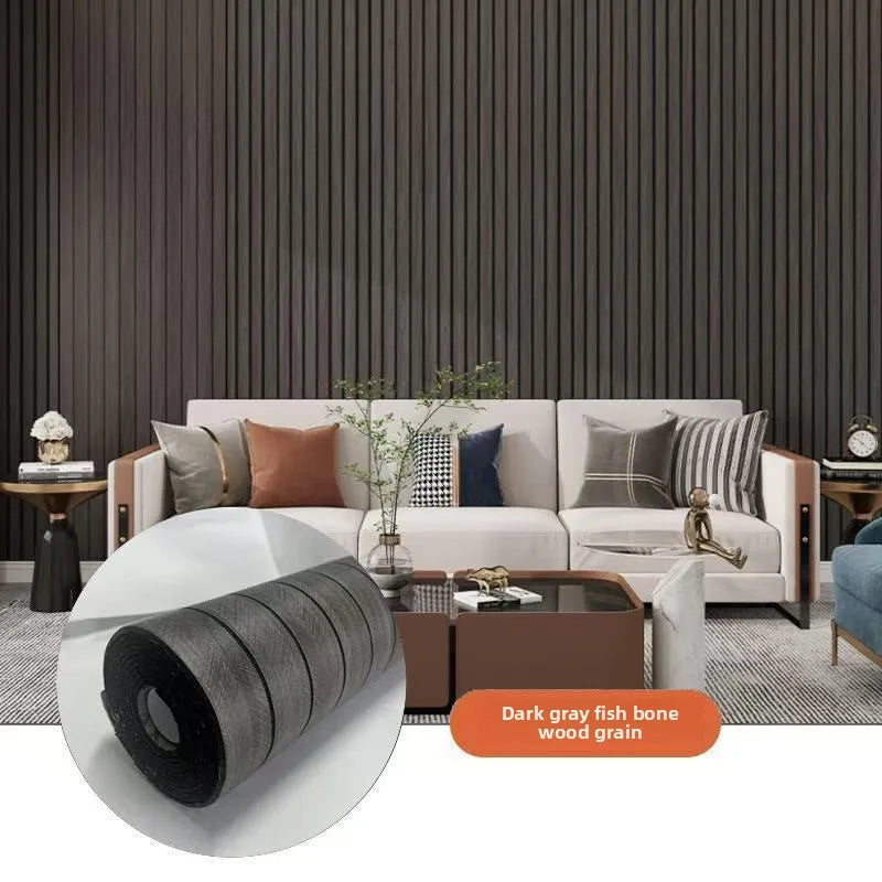 Wall Panel Peel-And-Stick 3D Slat Waterproof