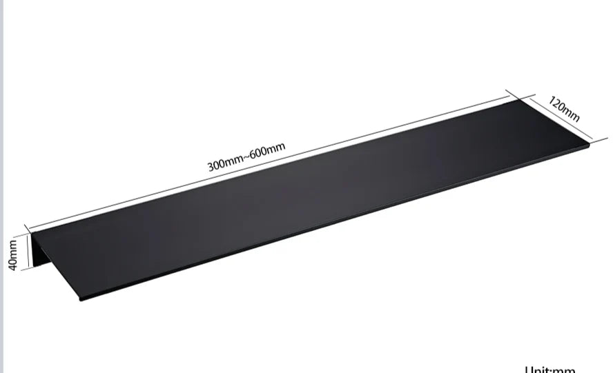 Wall Shelf Organizer Heavy-Duty Aluminum Alloy Rust-Resistant