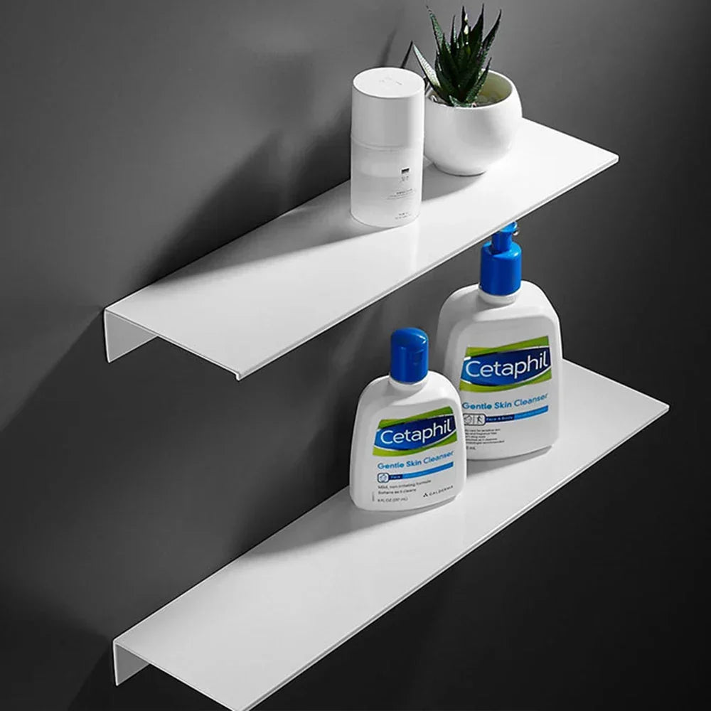 Wall Shelf Organizer Heavy-Duty Aluminum Alloy Rust-Resistant