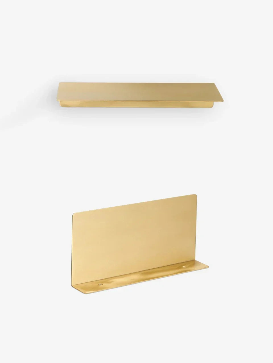 Wall Shelf Solid Brass Hand Finished Custom Size