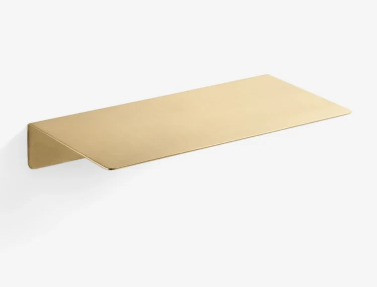 Wall Shelf Solid Brass Hand Finished Custom Size