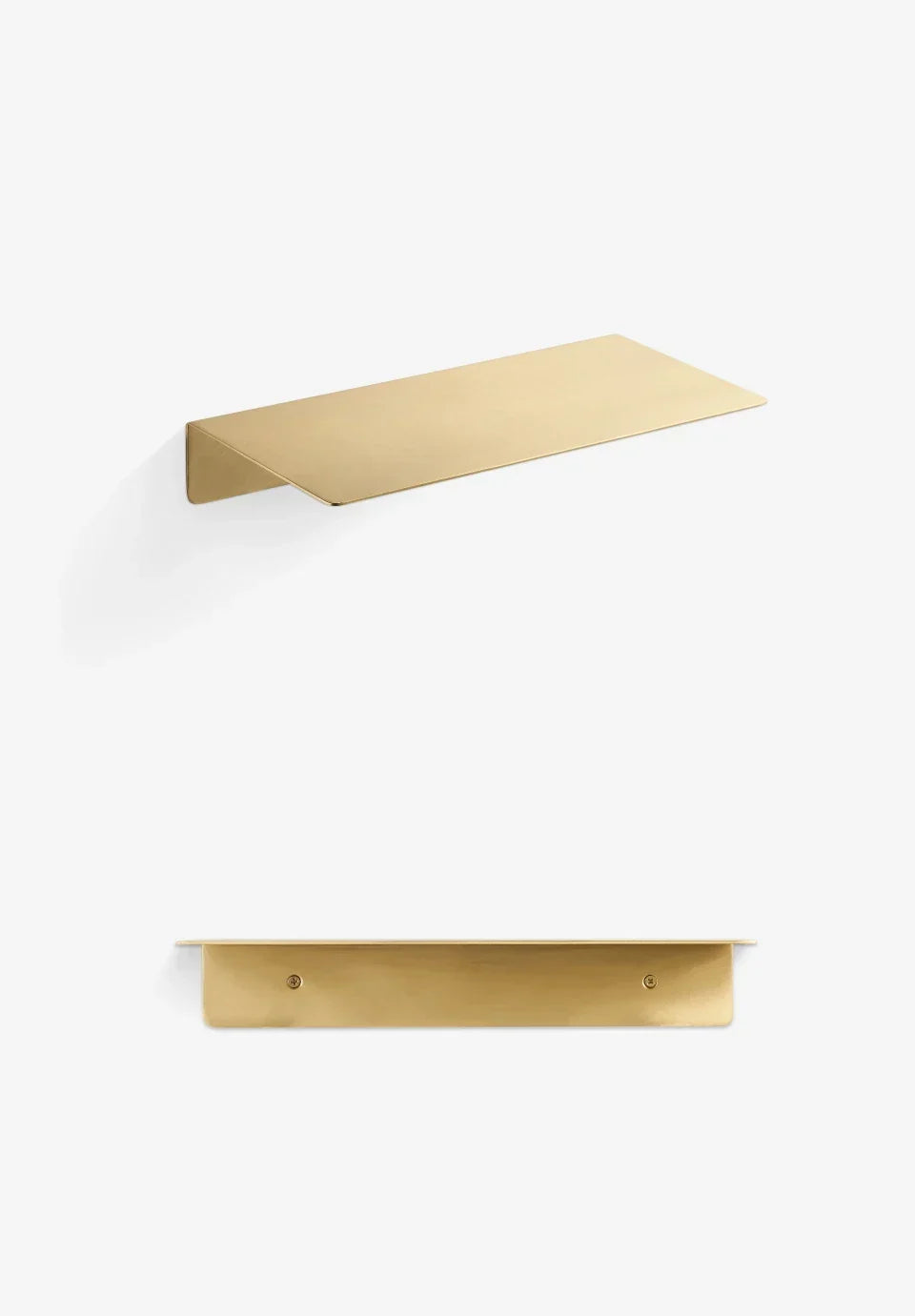 Wall Shelf Solid Brass Hand Finished Custom Size