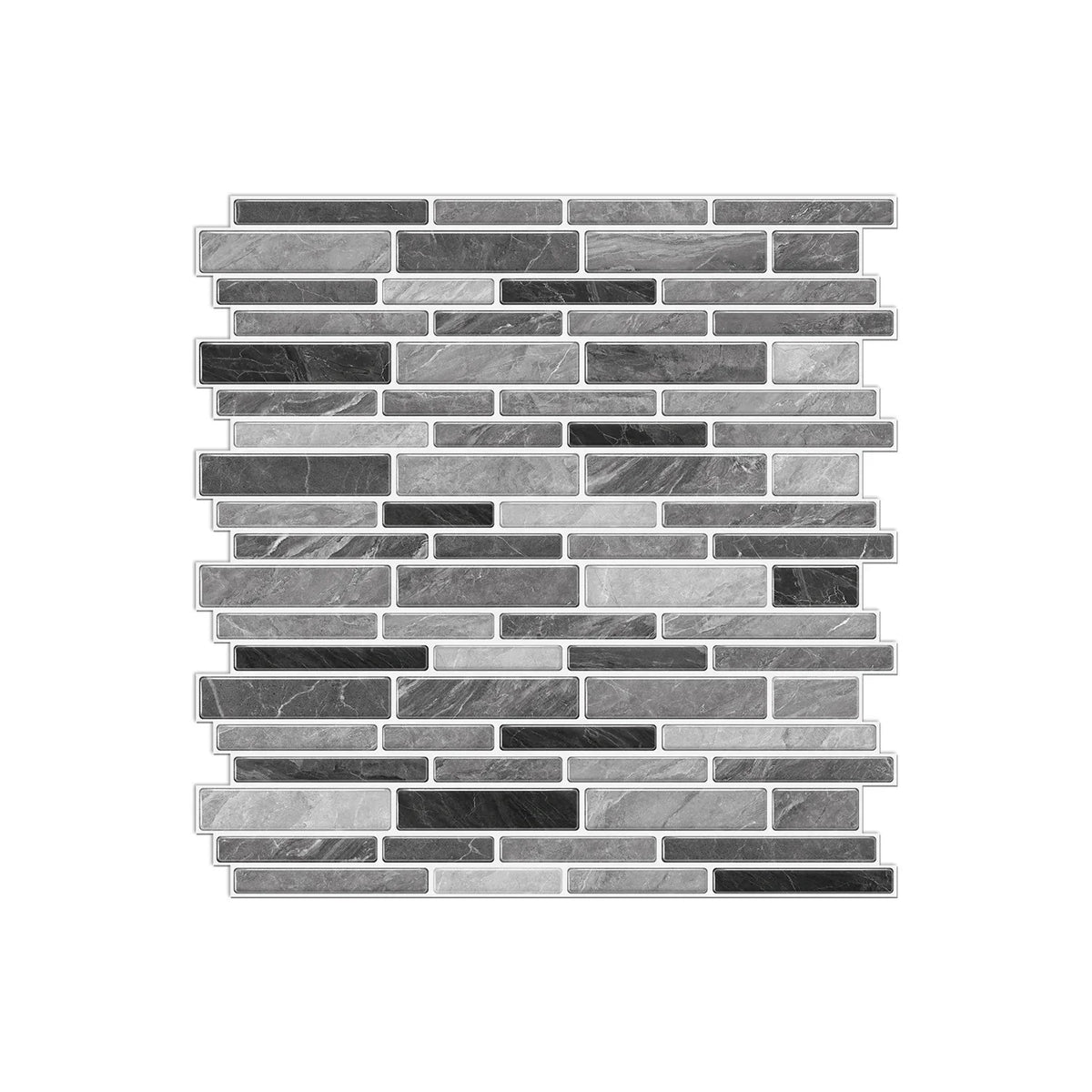 Wall Sticker Black & White Marble Self Adhesive Waterproof