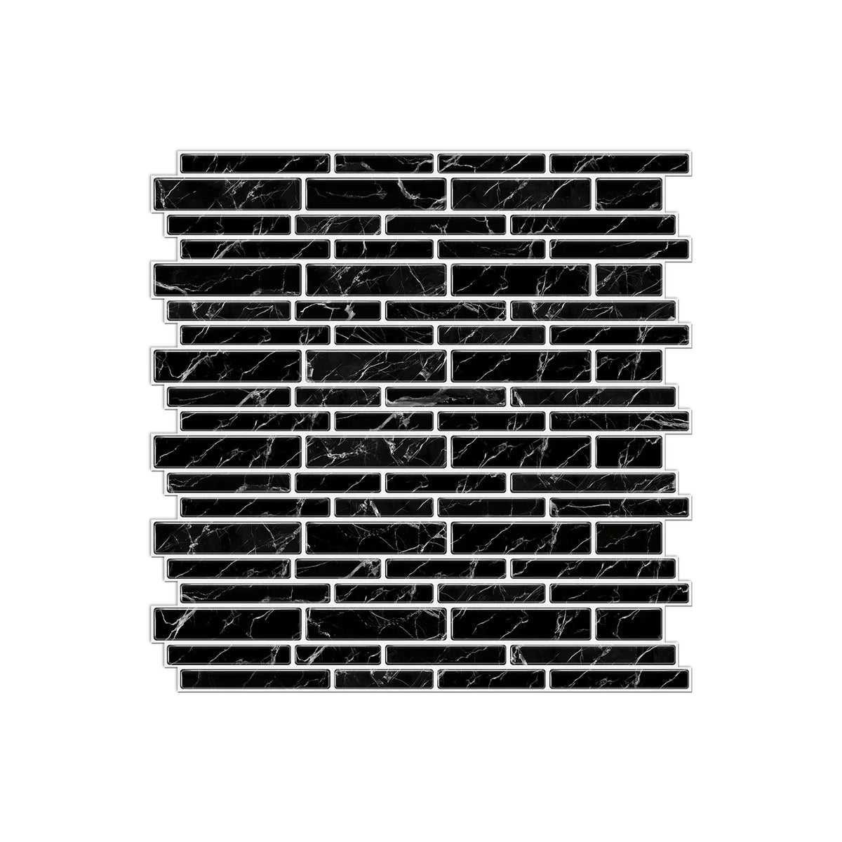 Wall Sticker Black & White Marble Self Adhesive Waterproof