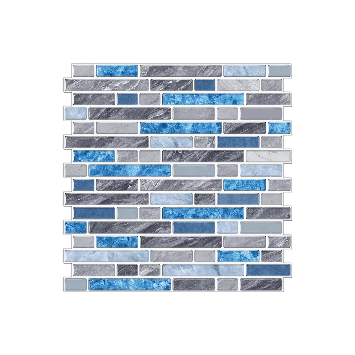 Wall Sticker Black & White Marble Self Adhesive Waterproof