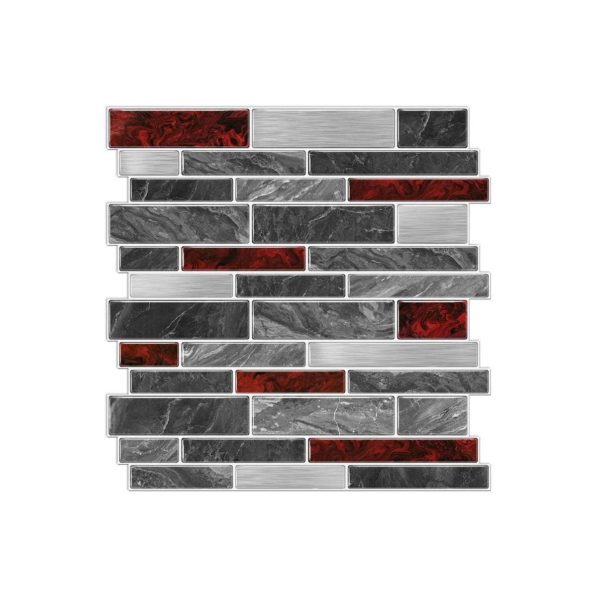 Wall Sticker Black & White Marble Self Adhesive Waterproof