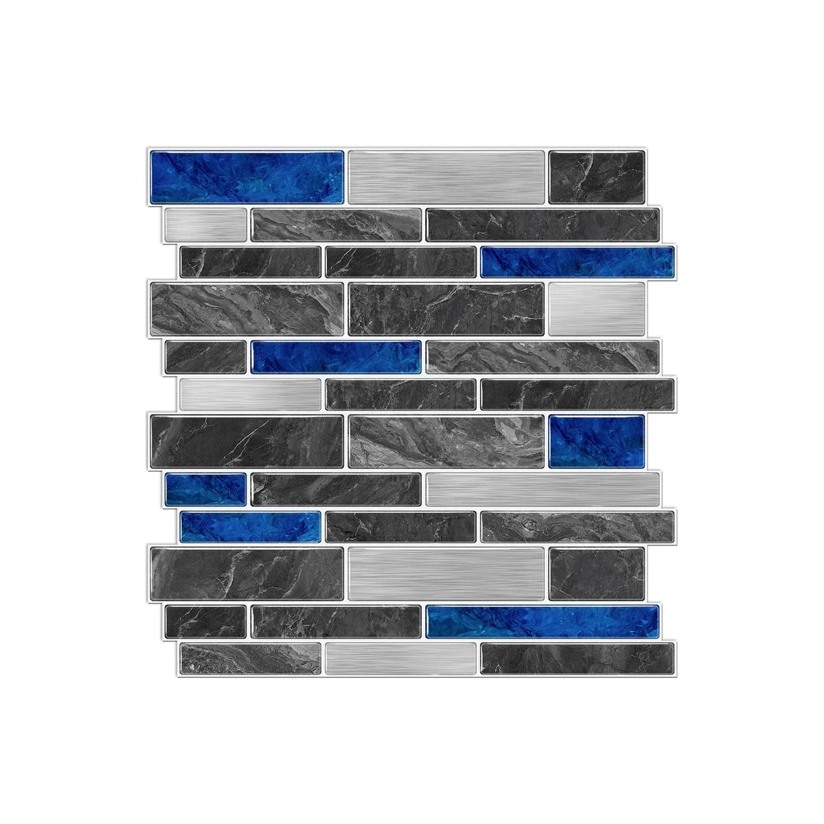 Wall Sticker Black & White Marble Self Adhesive Waterproof
