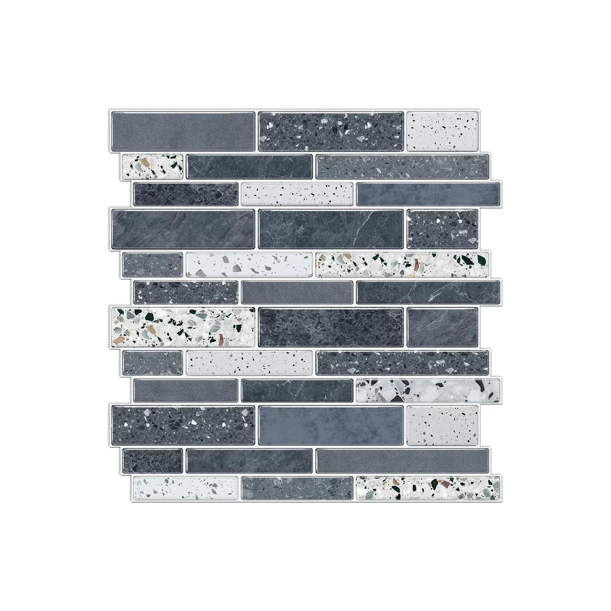 Wall Sticker Black & White Marble Self Adhesive Waterproof