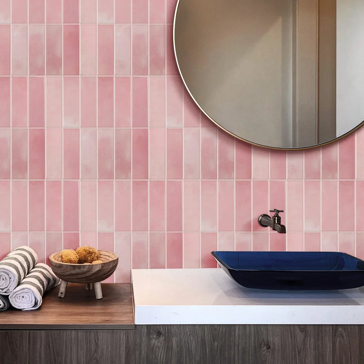 Wall Tile Peel-And-Stick 3D Waterproof