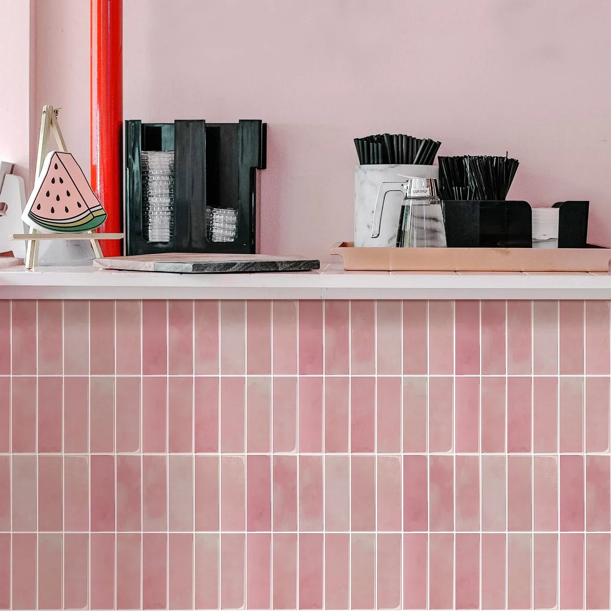 Wall Tile Peel-And-Stick 3D Waterproof