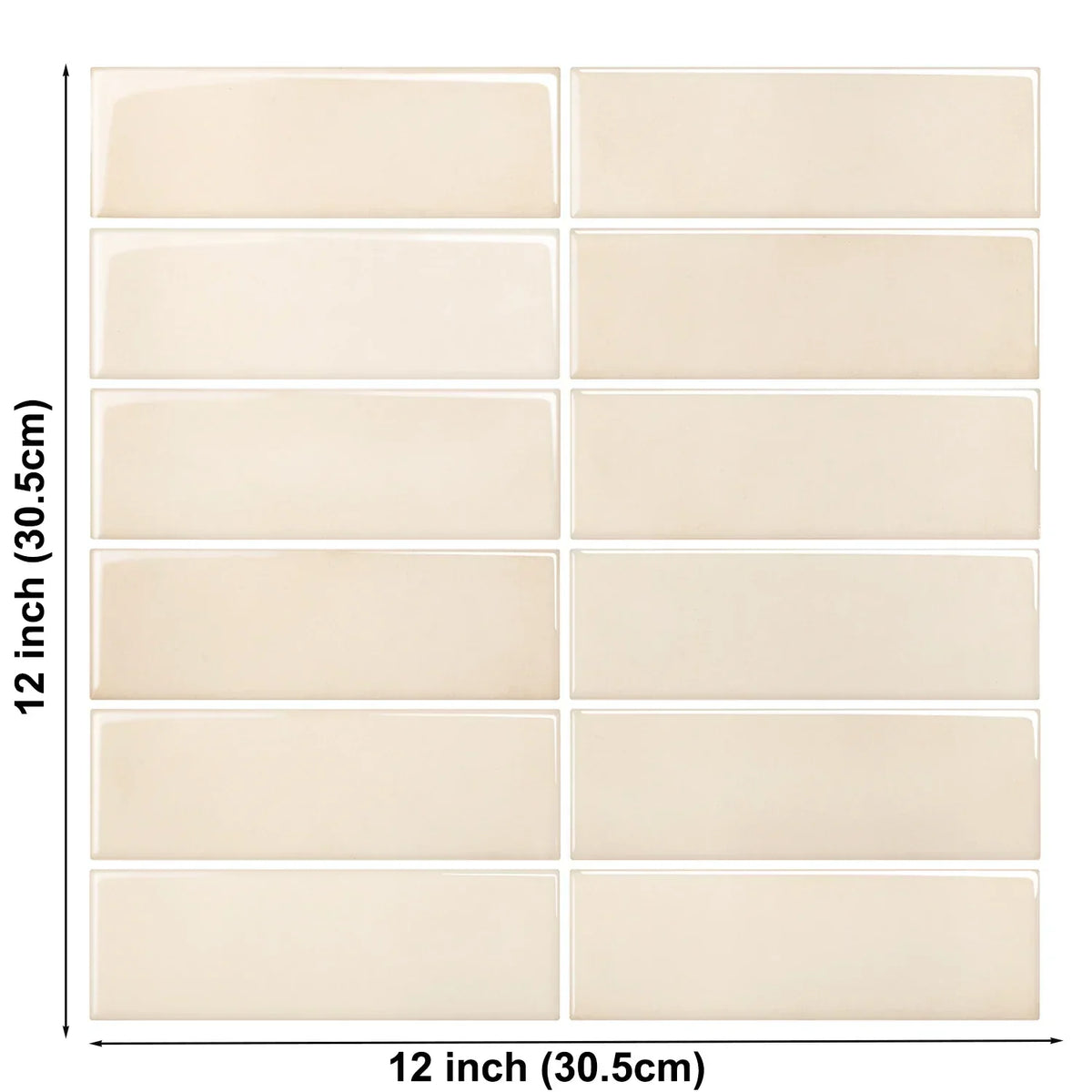 Wall Tile Peel-And-Stick 3D Waterproof