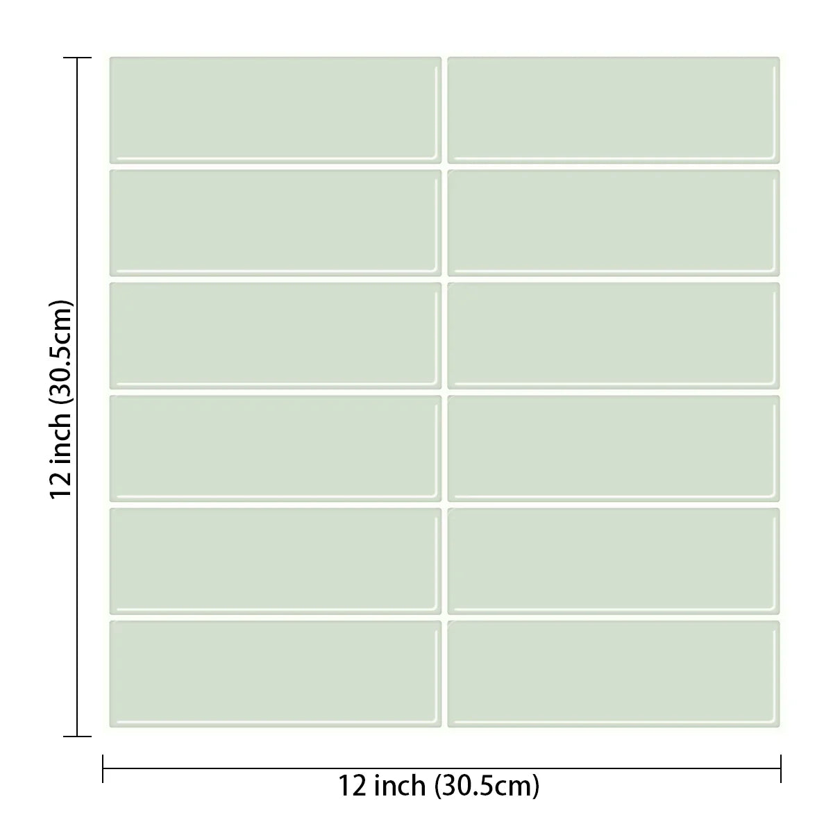 Wall Tile Peel-And-Stick 3D Waterproof
