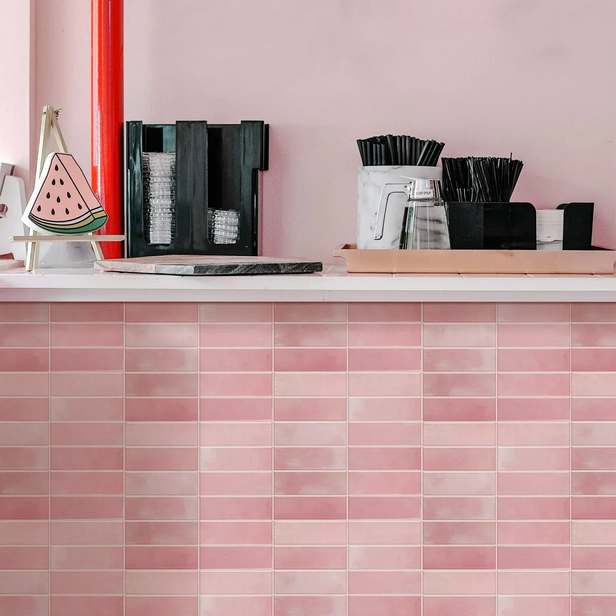 Wall Tile Peel-And-Stick 3D Waterproof