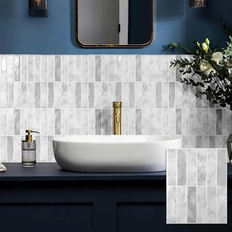 Wall Tiles Peel & Stick Waterproof Self-Adhesive