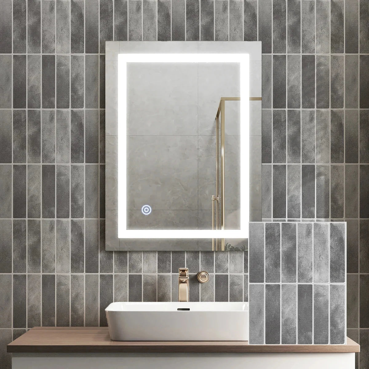 Wall Tiles Peel & Stick Waterproof Self-Adhesive