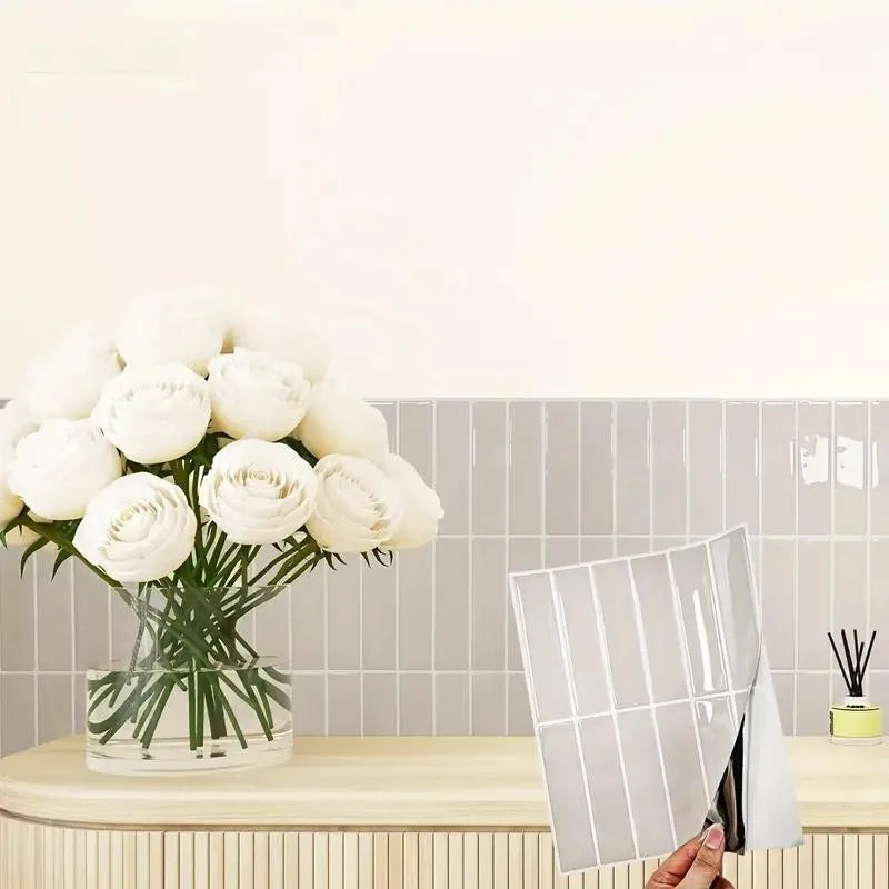 Wall Tiles Peel & Stick Waterproof Self-Adhesive